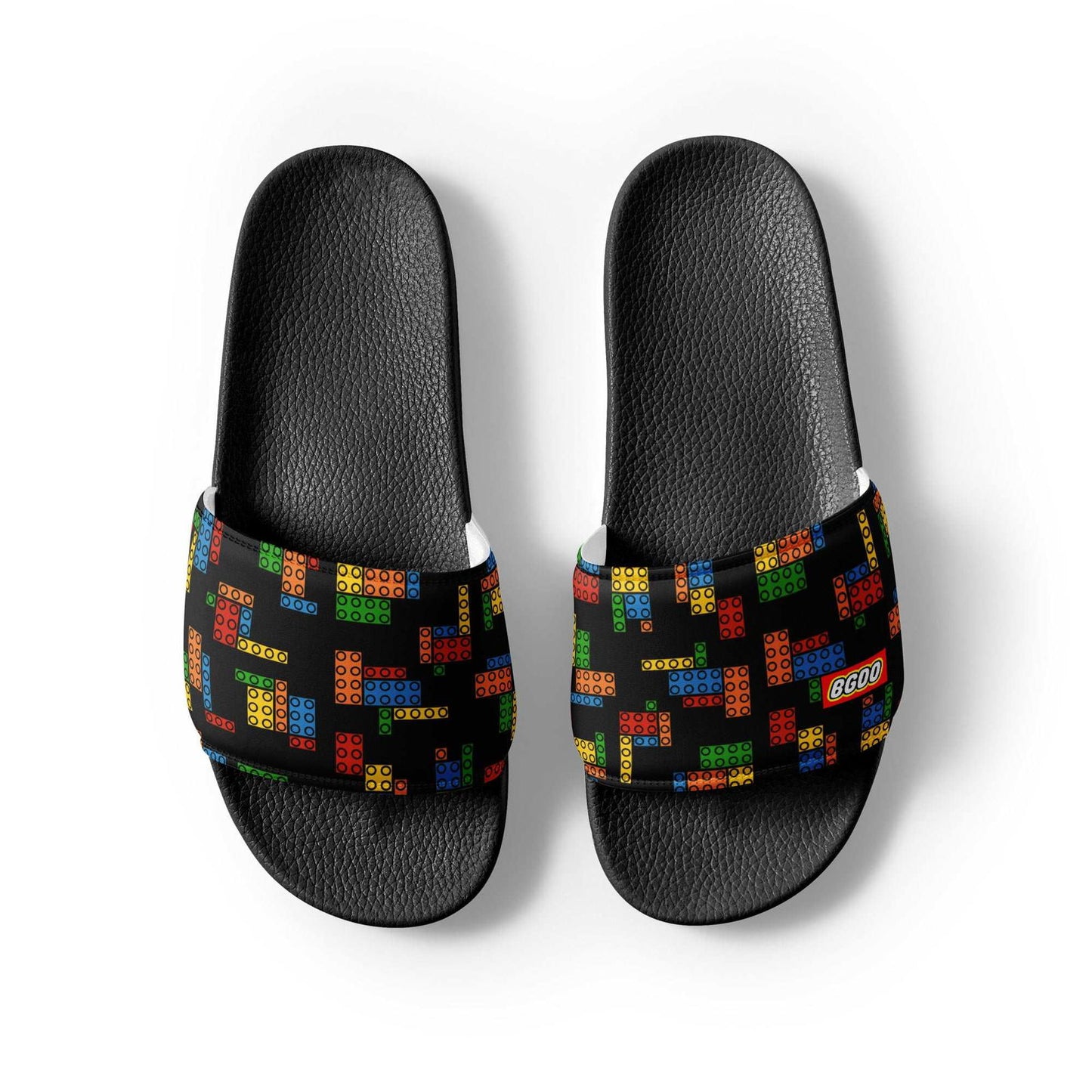 BGDO: Bricks Men's Slides - Braggadocio Design -