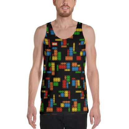 BGDO: Bricks Men's Tank Top - Braggadocio Design - 
