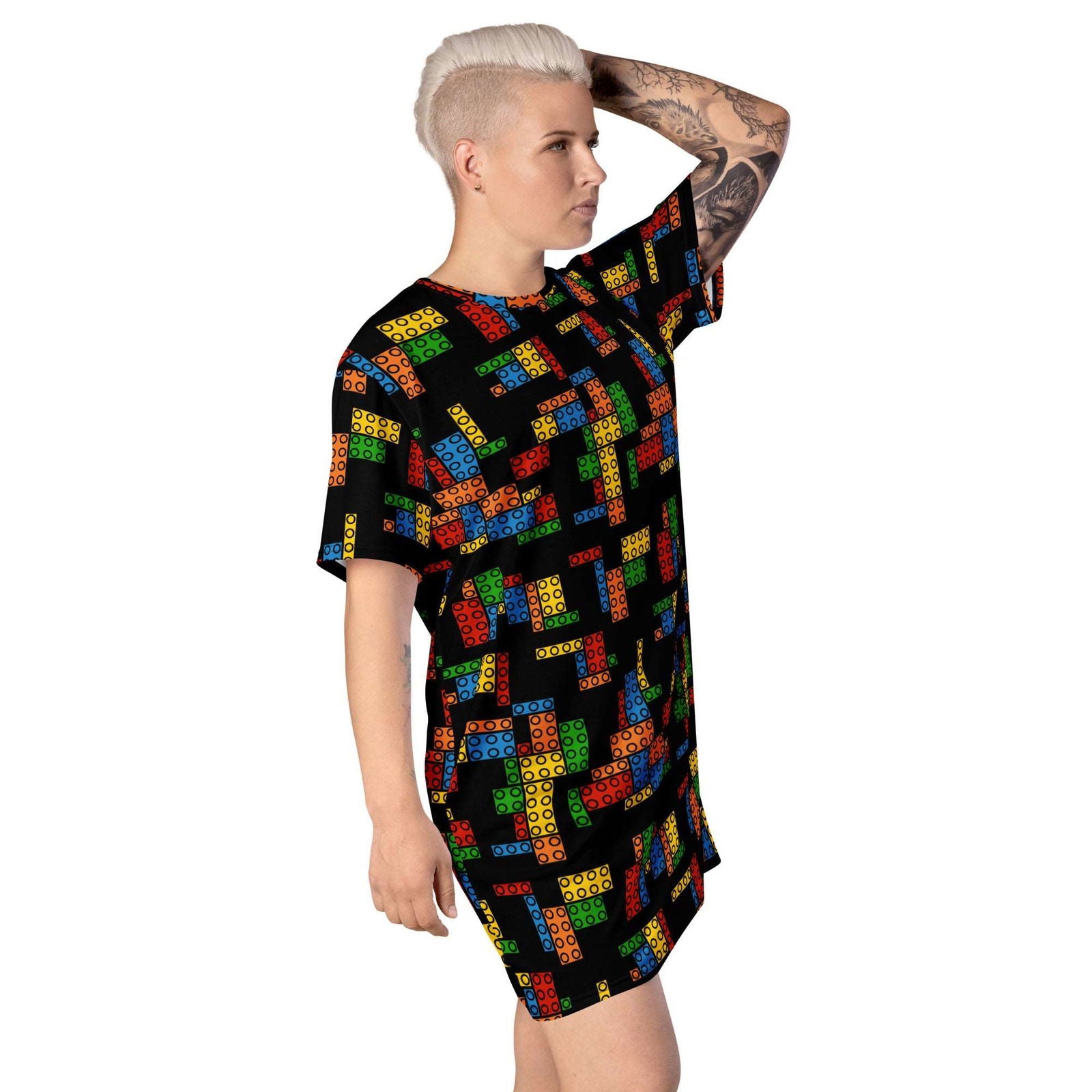 BGDO: Bricks T-shirt Dress - Braggadocio Design - 