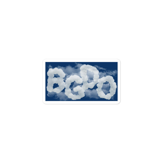 BGDO: Clouds Sticker - Braggadocio Design - 