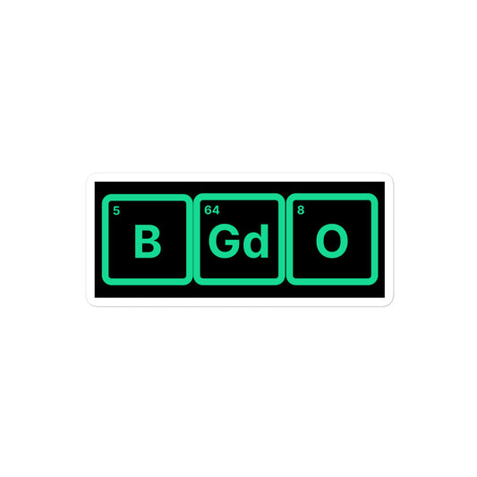 BGDO: Elemental Sticker - Braggadocio Design - 