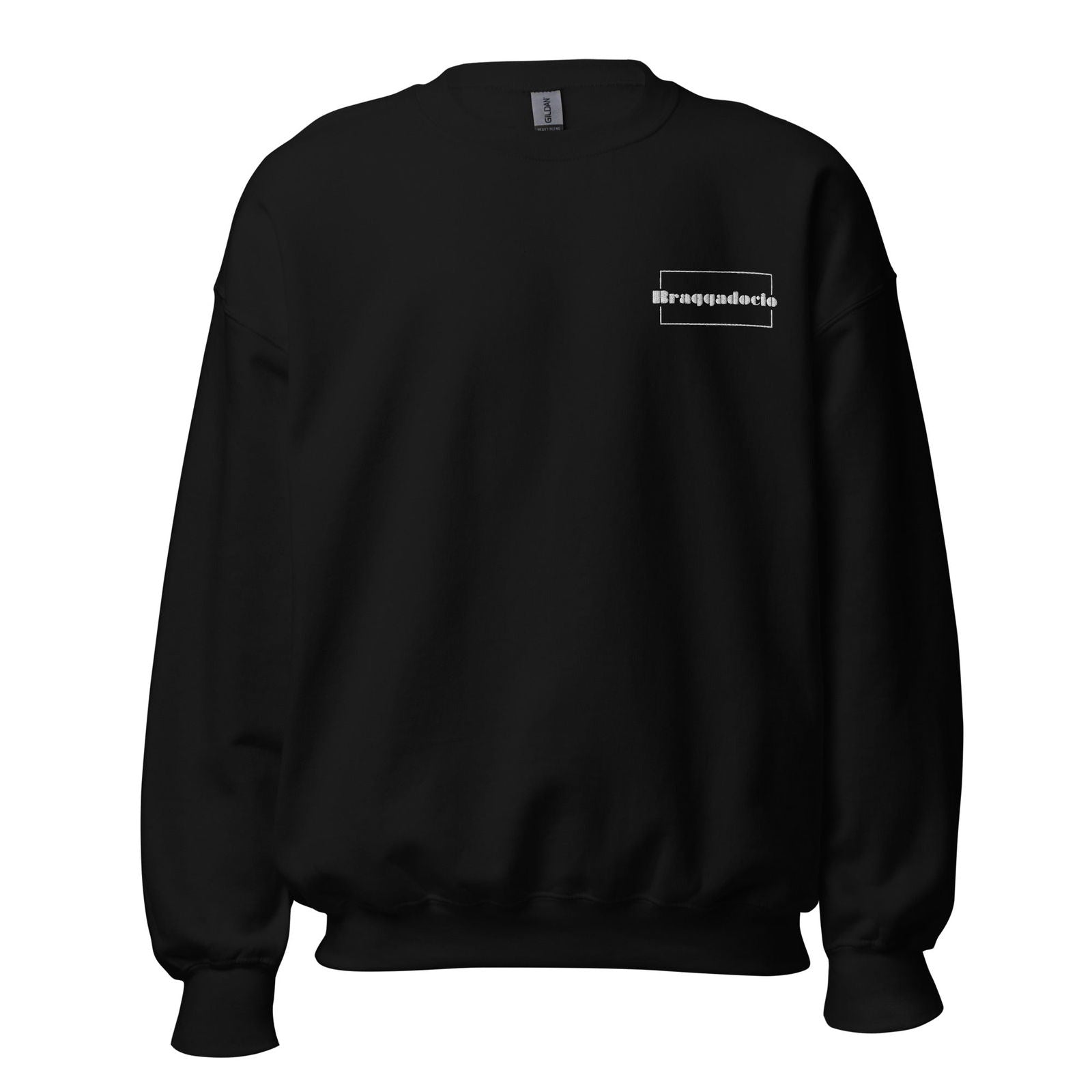 Braggadocio Brand Logo Unisex Sweater [black] - Braggadocio Design - 