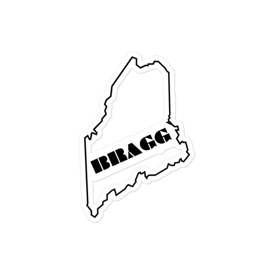 Bragging Rights: Maine [ME] Vinyl Sticker - Braggadocio Design - 