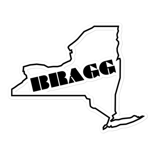 Bragging Rights: New York [NY] Vinyl Sticker - Braggadocio Design - 