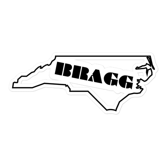 Bragging Rights: North Carolina [NC] Vinyl Sticker - Braggadocio Design - 