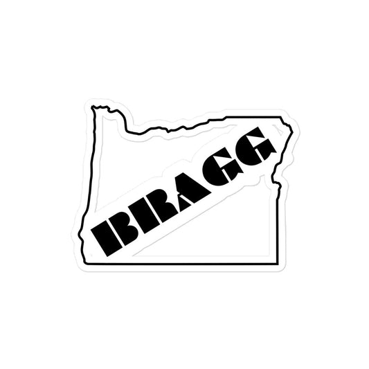 Bragging Rights: Oregon [OR] Vinyl Sticker - Braggadocio Design - 
