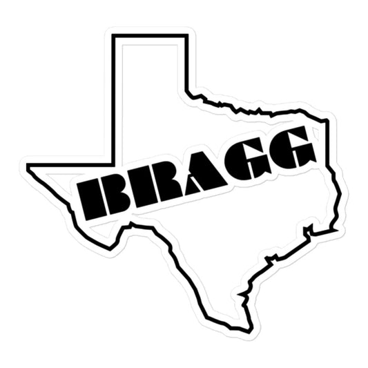 Bragging Rights: Texas [TX] Vinyl Sticker - Braggadocio Design - 