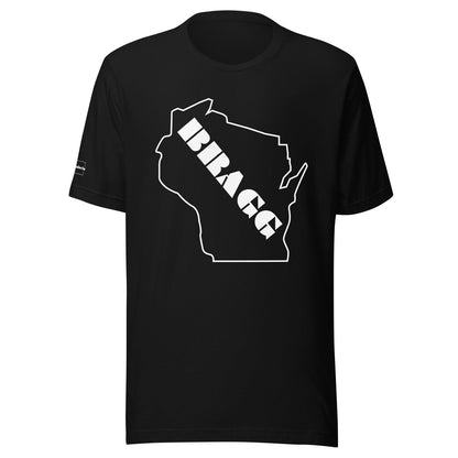 Bragging Rights: Wisconsin [WI] Unisex T-shirt - Braggadocio Design - 