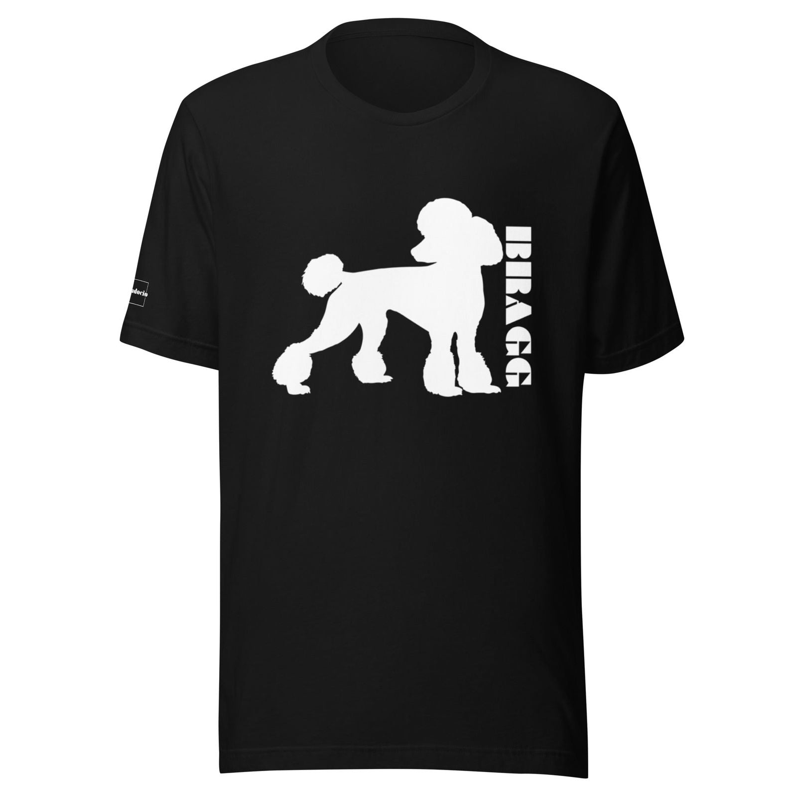 Doggadocio: Poodle Unisex T-shirt - Braggadocio Design - 